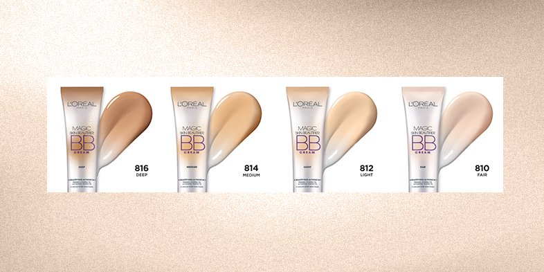Shades of color correcting makeup